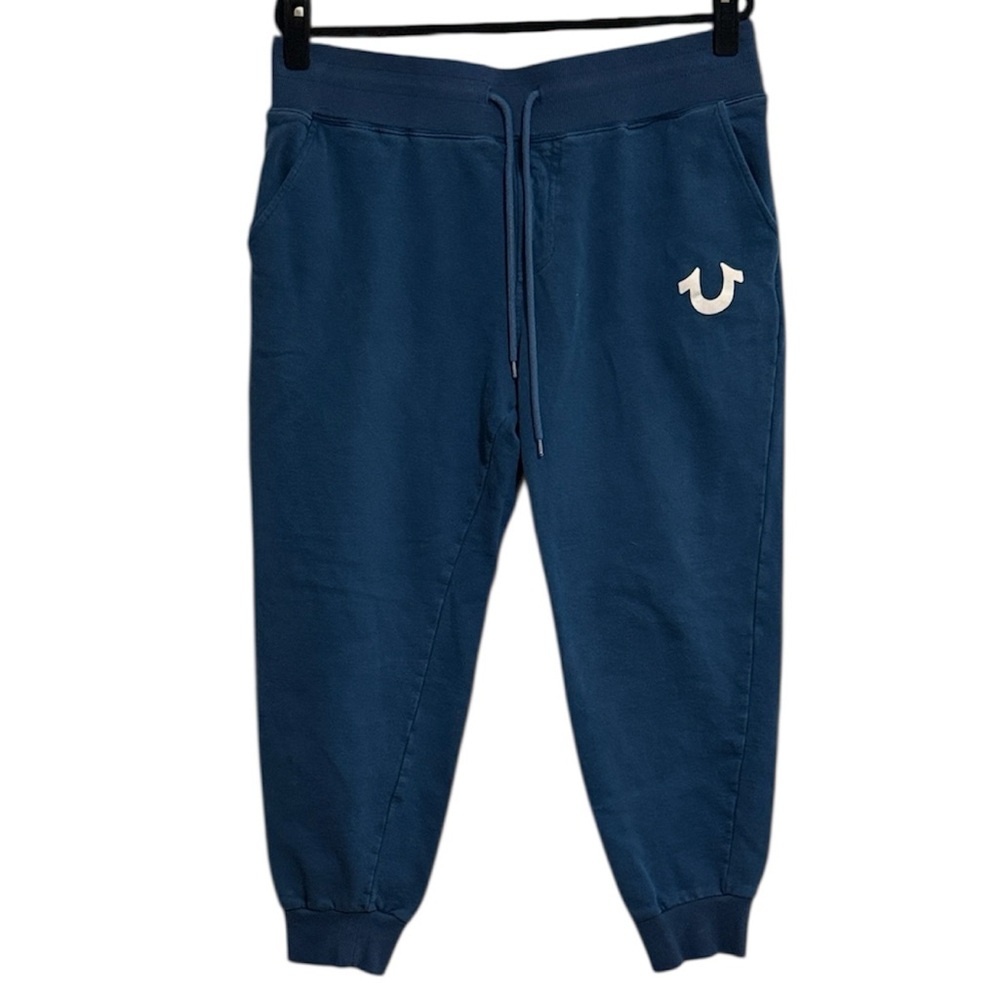 True Religion Washed Blue Joggers